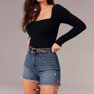 Abercrombie and Fitch High Rise 4in Shorts